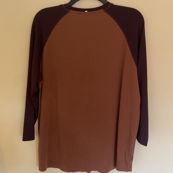 Two Tone Brown Kit and Ace Baseball Tee - Size S - Picture 3 of 8